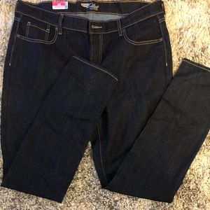 Women’s old navy jeans 16 long plus size new flirt